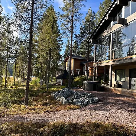 Private Log Cabin, Porosalmi Вилла Куусамо