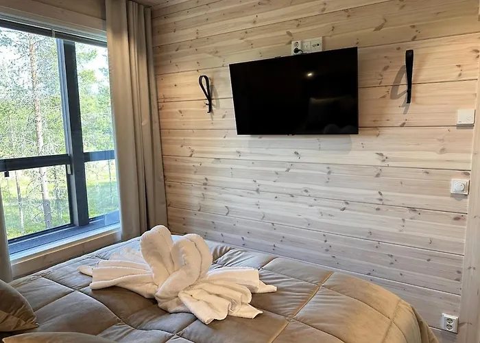 Private Log Cabin, Porosalmi ヴィラ クーサモ